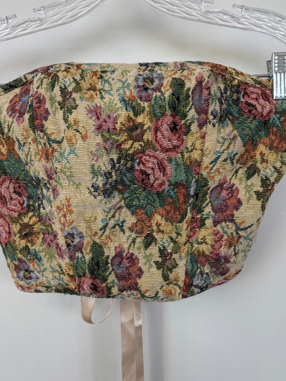 Tic‎ Toc Floral Tapestry Bustier Size S
